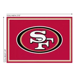San Fransisco 49ers Area Rug, 3x4
