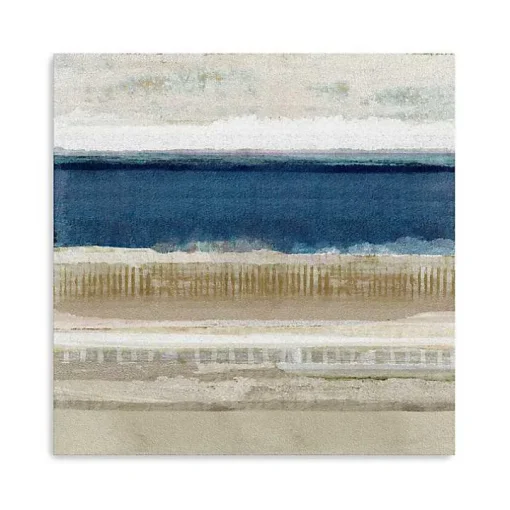 Sandy Blues Canvas Art Print