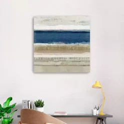 Sandy Blues Canvas Art Print