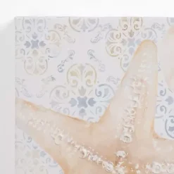 Sandy Seashells Canvas Art Prints, Set of 2