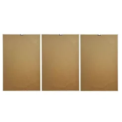 Sapphire Framed Canvas Art Prints, Set of 3