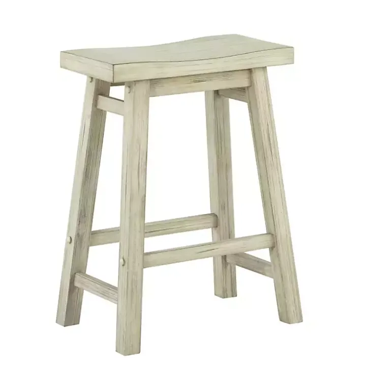 Sawgrass Wooden Saddle Seat Counter Stool