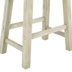 Sawgrass Wooden Saddle Seat Counter Stool