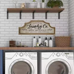 Scalloped Arch Top Laundry Room Framed Wall Sign