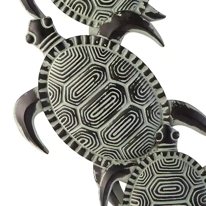 Sea Turtle Metal Plaque