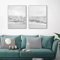 Seafoam Gentle Tides 2-pc. Framed Wall Art Set