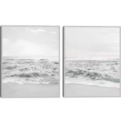 Seafoam Gentle Tides 2-pc. Framed Wall Art Set