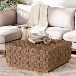 Seagrass Wrapped Coffee Table
