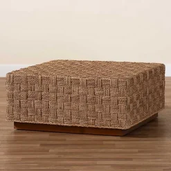Seagrass Wrapped Coffee Table