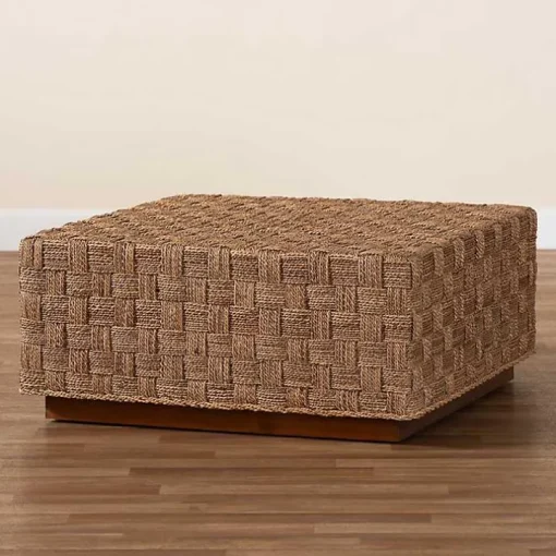 Seagrass Wrapped Coffee Table