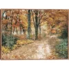 Seasonal Colors Framed Canvas Art Print