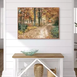 Seasonal Colors Framed Canvas Art Print