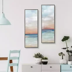 Serene Scene Framed Canvas Art Prints, Set of 2