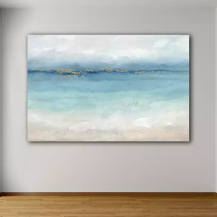 Serene Sea Landscape Giclee Canvas Art Print