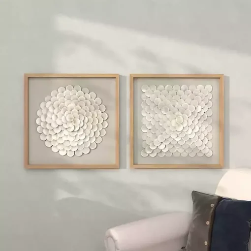 Shell Design Shadow Box 2-pc. Wall Art