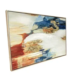 Sienna Twilight Framed Canvas Art Print