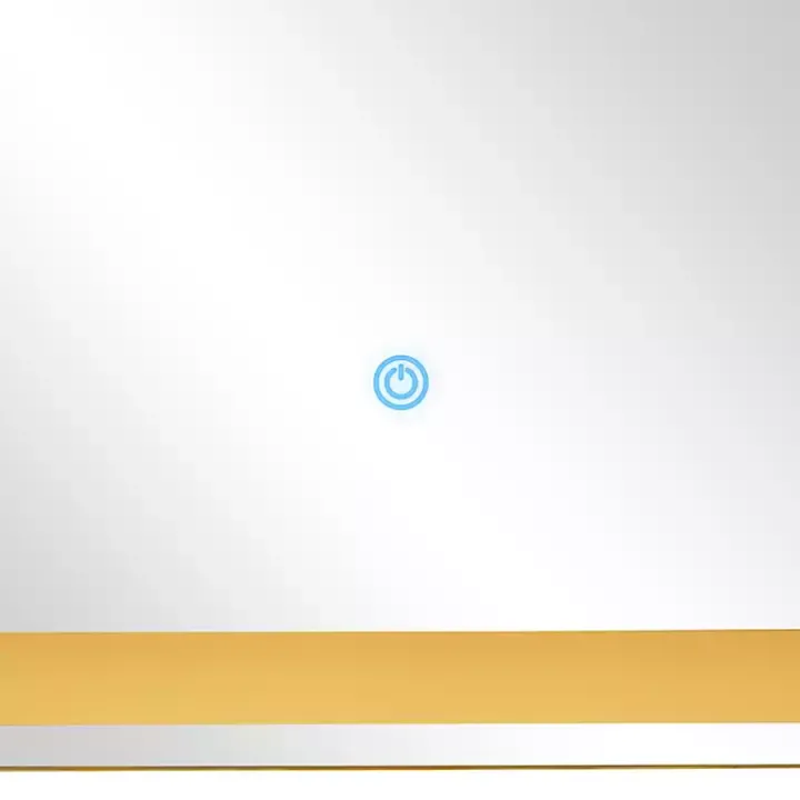 Silver Adjustable LED Wall Mirror