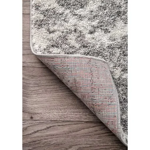 Silver Deena Abstract Area Rug, 7x9