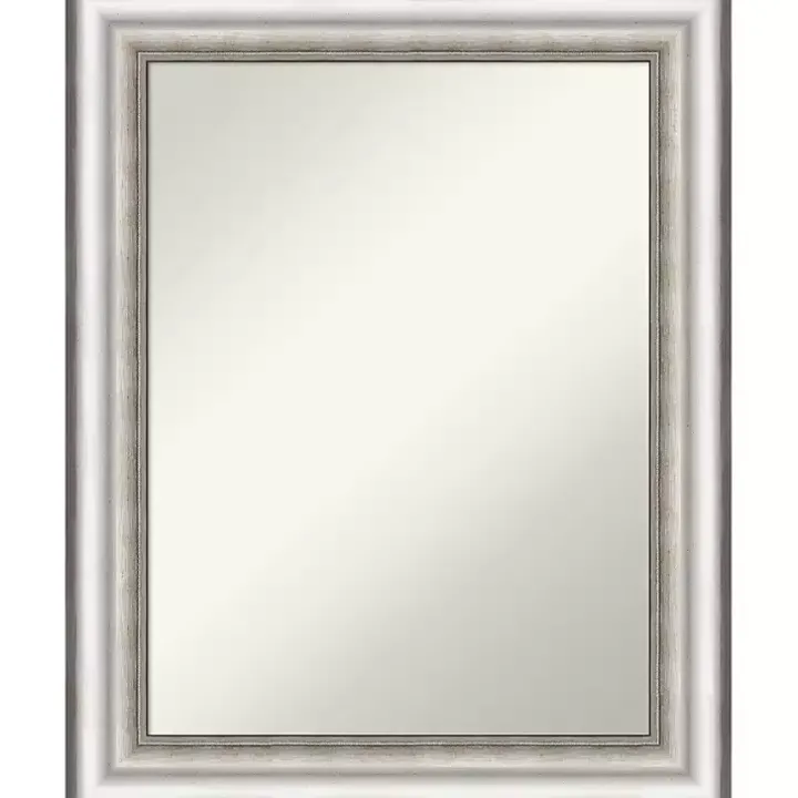 Silver Embossed Frame Wall Mirror