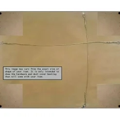 Silver Embossed Frame Wall Mirror