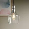 Silver Glass Avalon Pendant Light