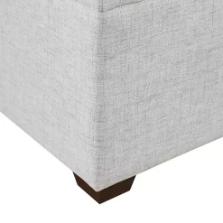Silver Gray Modular Armless Accent Chair