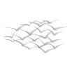 Silver Metal Flock of Birds Wall Plaque