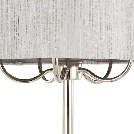 Silver Metal Lila Table Lamp