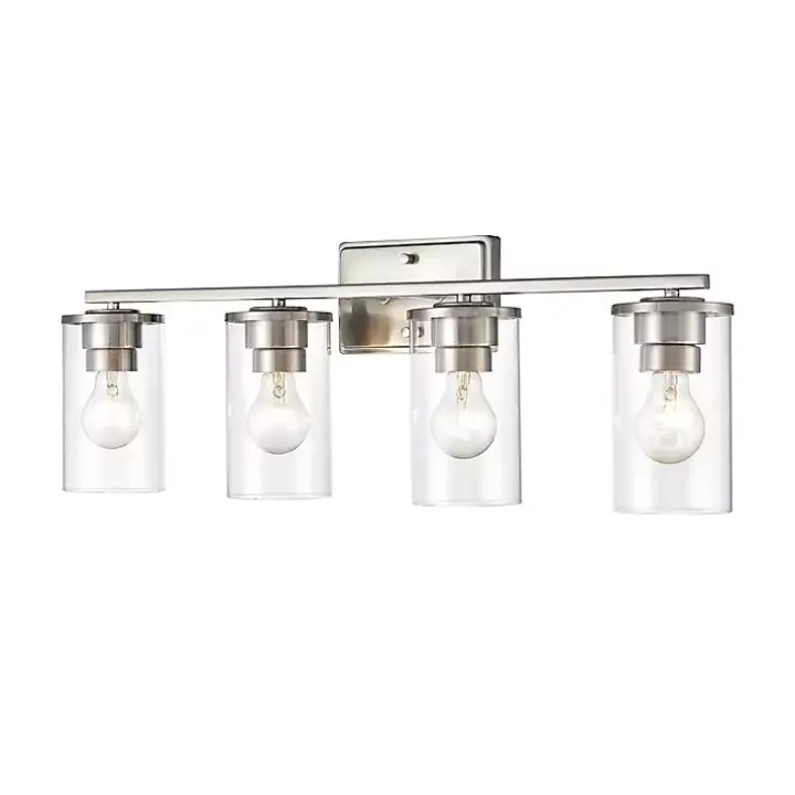 Silver Metal Modern Vanity Light