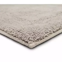 Silver Reversible Cotton Bath Mat, 60 in.