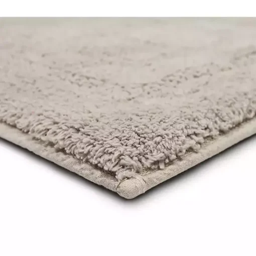 Silver Reversible Cotton Bath Mat, 60 in.