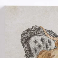 Sitting Pretty Cows Canvas Art Prints, Set of 2