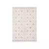 Slate Gray Diamond Print Area Rug, 5x7