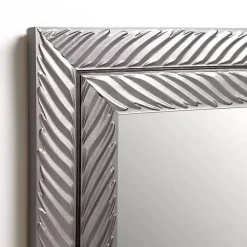 Sloan Silver Grooved Wall Mirror