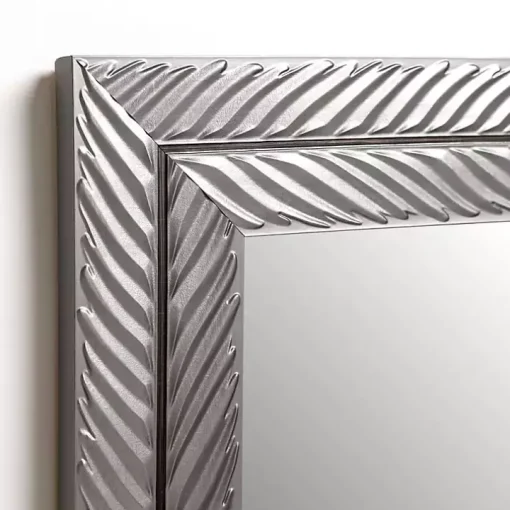 Sloan Silver Grooved Wall Mirror