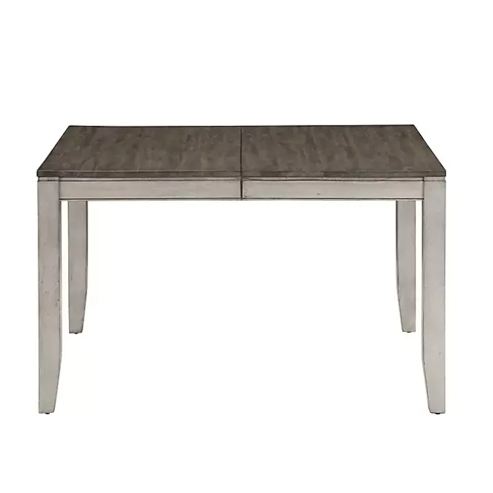 Smoked Alabaster and Honey Wood 7-pc. Dining Set