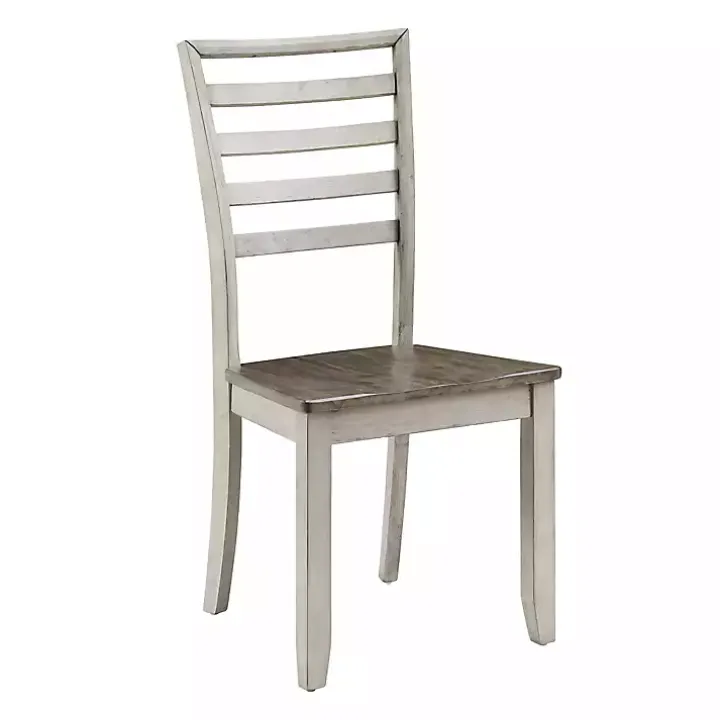 Smoked Alabaster and Honey Wood 7-pc. Dining Set
