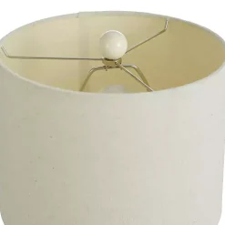 Smooth Ivory Ceramic Table Lamp