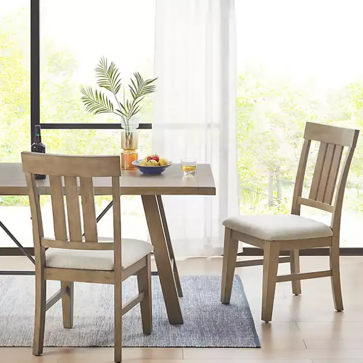 Sofia Gray High Back Dining Chairs, Set of 2