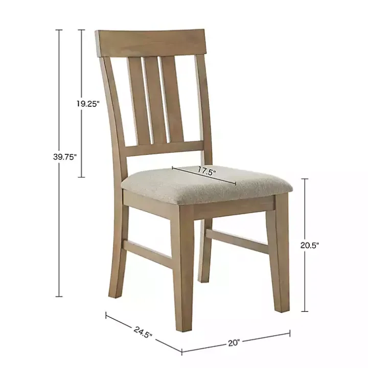 Sofia Gray High Back Dining Chairs, Set of 2