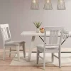Sofia White High Back Dining Chairs, Set of 2