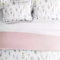 Soft Floral Reversible 3-pc. King Duvet Cover Set