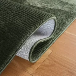 Solid Green Revive Area Rug, 6x6