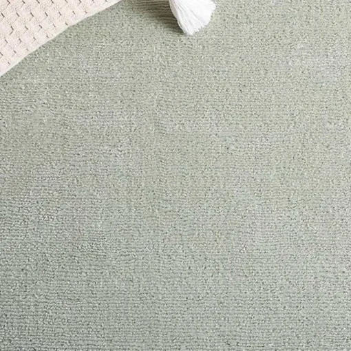 Solid Sage Green Revive Area Rug, 6x6