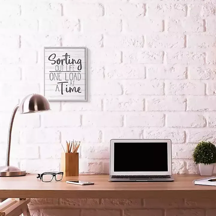 Sorting Out Life One Load At A Time Wall Plaque