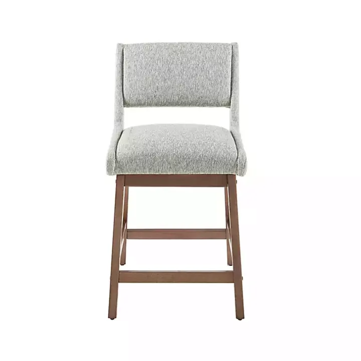 Speckled Gray Boomerang Modern Counter Stool