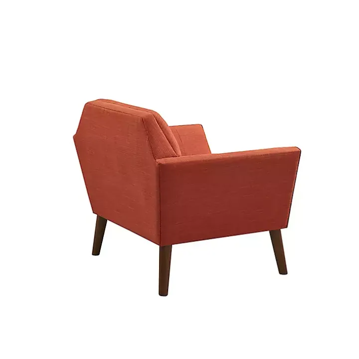 Spice Button Tufted Accent Chair
