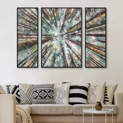 Spring Heights Framed Canvas Art Prints, Set of 3