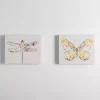 Springtime Bugs Canvas Art Prints, Set of 2