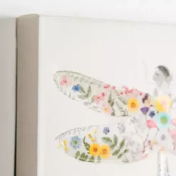 Springtime Bugs Canvas Art Prints, Set of 2